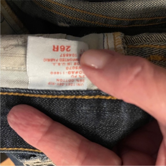 AG Blue Distressed Skinny Jeans - Picture 4 of 4